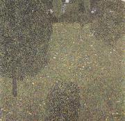 Gustav Klimt Landscape Garden (Meadow in Flower) (mk20) oil on canvas
